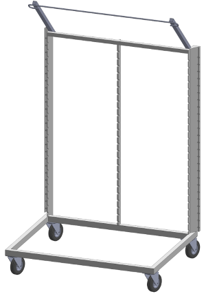 Construction of drying racks - Metal frame